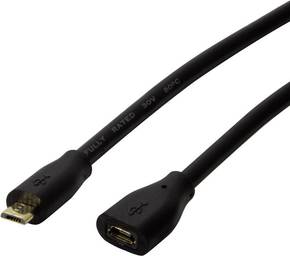LogiLink USB kabel USB 2.0 USB-Micro-B utikač