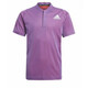 Majica za dječake Adidas Roland Garros Polo - purple/white