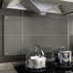 vidaXL Kuhinjska zaštita od prskanja prozirna 100x50 cm kaljeno staklo