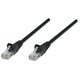 Intellinet 0.45m Cat5e kabel za umrežavanje Crno 0,5 m U/UTP (UTP)
