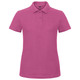 Majica kratki rukavi polo BC ID.001/women 180g roza L