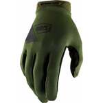 100% Ridecamp Gloves Army Green/Black M Rukavice za bicikliste