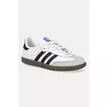 Kožne tenisice adidas Originals SAMBA OG boja: bijela, IE3679