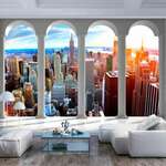 Samoljepljiva foto tapeta - Pillars and New York 98x70