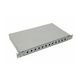 NFO Patch Panel 1U 19" - 12x SC Simplex LC Duplex, Slide-out on rails, 1 tray NFO-PAN-60006