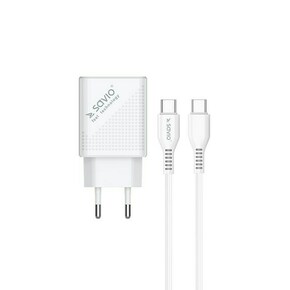 SAVIO LA-05 USB Type A &amp; Type C Quick Charge Power Delivery 3.0 cable 1m Indoor