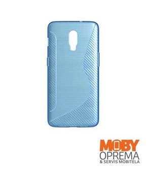 OnePlus 6T plava silikonska maska