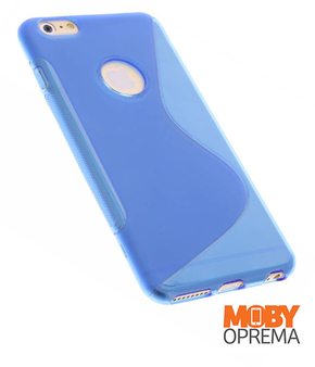 iPhone 6 plus plava silikonska maska