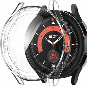 Spigen Thin Fit + Tempered Glass Samsung Galaxy Watch 5 Pro 45mm Crystal Clear
