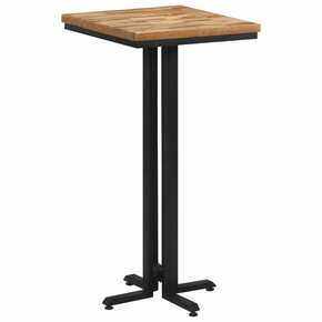 VidaXL Barski stol 55x55x110 cm od masivne obnovljene tikovine