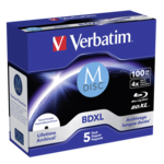 Verbatim BluRay disk, 100GB, 4x