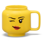 Žuta keramička dječja šalica 255 ml Head - LEGO®