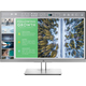 HP Elite Display E243 monitor, IPS, 24", 16:9, 1920x1080, HDMI, Display port, VGA (D-Sub), USB