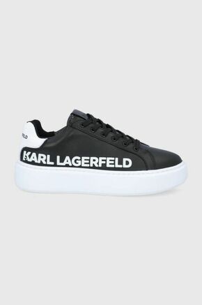 Karl Lagerfeld Niske tenisice crna / bijela