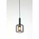 Siva stropna svjetiljka sa staklenim sjenilom ø 16 cm Lekar - Light &amp; Living