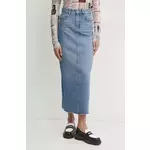 Traper suknja Patrizia Pepe maxi, ravna, 8G0454 D1WZB
