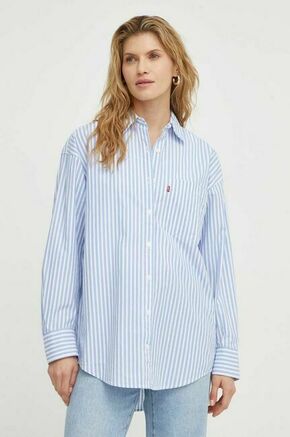 LEVI'S ® Bluza 'Lola Shirt' svijetloplava / crvena / bijela