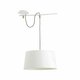 FARO 28394 | Fusta Faro visilice svjetiljka 1x E27 bijelo mat, bijelo