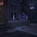 vidaXL Božićno drvce sa 120 LED žarulja plavo svjetlo 150 cm