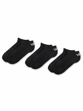 Set od 3 para muških niskih čarapa Vans Classic Low VN000XS8BLK Black