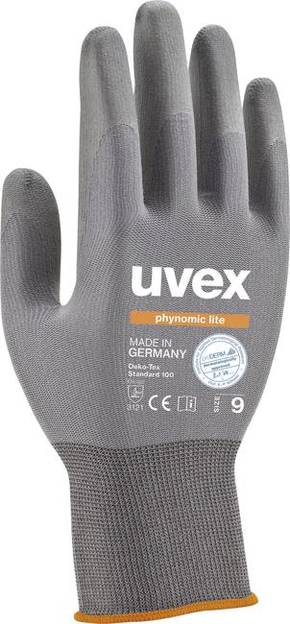 Uvex phynomic lite 6004010 najlon rukavice za rad Veličina (Rukavice): 10 EN 388 1 Par