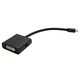 VALUELINE Mini DisplayPort HDMI + DisplayPort + DVI transformator Crno 10cm 12.99.3150-20