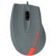 Wired Optical Mouse with 3 keys, DPI 1000 With 1.5M USB cable,Gray-Red,size 68*110*38mm,weight:0.072kg