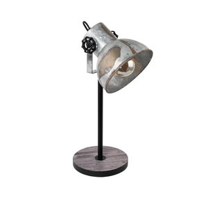 EGLO 49718 | Barnstaple Eglo stolna svjetiljka 40cm sa prekidačem na kablu elementi koji se mogu okretati 1x E27 braon antik
