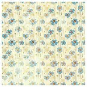 Click Props Background Vinyl with Print Dirty Blue Poppies 1