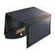 Sklopivi solarni punjač Choetech SC001 19W 2xUSB (crni)