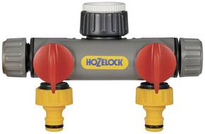 Hozelock 2252 0000 2-dijelni razvodnik 12 - 15 mm (1/2'') Ø s regulacijskim ventilom