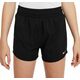 Djevojke kratke hlače Nike Dri-Fit One High-Waisted Woven Training Shorts - black/white