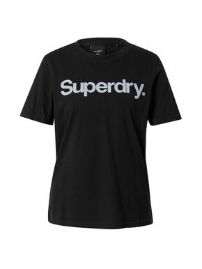 Superdry Majica crna / bijela
