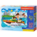 Motornim čamcem kroz Sydney Maxi puzzle 20kom - Castorland