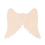 AtmoWood Drvena anđeoska krila I s rupicom 9 x 8 cm
