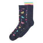 EWERS Čarape tamno plava / svijetloplava / roza / žuta