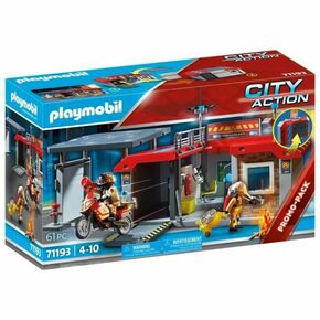 Playset Playmobil 71193 Vatrogasac 61 Dijelovi