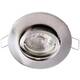 Deko Light Alioth 110028 stropni ugradni prsten LED, halogena žarulja GU5.3, MR 16 35 W srebrna
