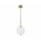 NOVA LUCE 9624064 | Lato Nova Luce visilice svjetiljka s mogućnošću skraćivanja kabla 1x E14 antik bakar, crno, opal