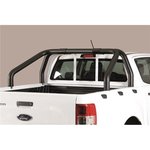 Misutonida Roll Bar Ø76mm inox crni za pickup Ford Ranger 2019+ double cab s TÜV certifikatom