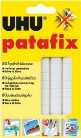 Ljepilo jastučići 65gr Patafix Tac UHU 48810 80/1 bijeli