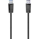 Hama USB kabel USB 3.2 gen. 1 (USB 3.0) USB-A utikač 1.50 m crna