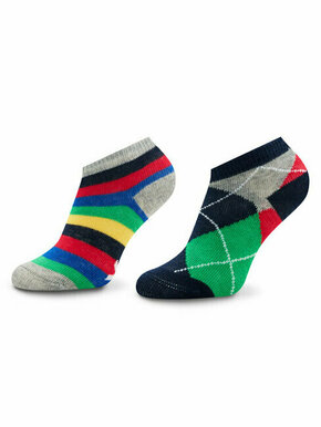 Set od 2 para dječjih niskih čarapa United Colors Of Benetton 6AO30701O 903 Šarena
