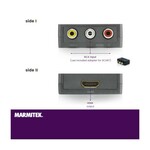 AV pretvarač [Composite Cinch, SCART - HDMI] 1080 x 720 Pixel Marmitek Connect AH31