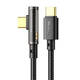 USB na USB-C Prism kabel od 90 stupnjeva Mcdodo CA-3400, 100 W, 1,2 m (crni)