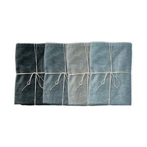 Set od 4 platnene salvete s lanom Couture Blue Gradient