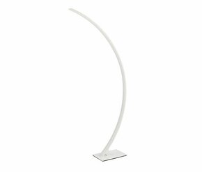NOVA LUCE 9348074 | Breton-NL Nova Luce podna svjetiljka 150cm sa nožnim prekidačem jačina svjetlosti se može podešavati 1x LED 2120lm 3000K bijelo mat