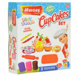 Play-Dough: Heroes CupCake plastelin set 7kom