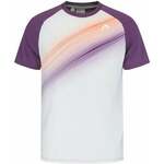 Head Performance T-Shirt Men Lilac/Print Perf XL Majica za tenis