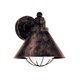 EGLO 94858 | Barrosela Eglo zidna svjetiljka 1x E27 IP44 antik crveni bakar, bijelo